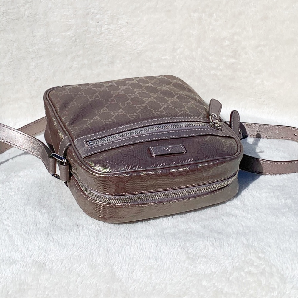 NWT Authentic Gucci “Imprime” Pilot Messenger Bag - Picture 4 of 8